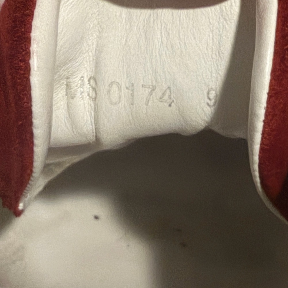 Louis Vuitton Red Suede Sneakers - Picture 6 of 9